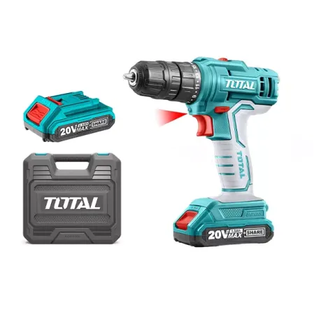 Պտուտակադարձիչ մարտկոցային 20Վ 45Նմ (2 մարտկոցով, լիցքավորիչով) TOTAL TDLI20012