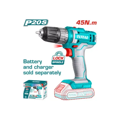 Պտուտակադարձիչ մարտկոցային 20Վ 45Նմ TOTAL TDLI200515