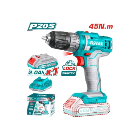 Պտուտակադարձիչ մարտկոցային 20Վ 45Նմ TOTAL TDLI200518