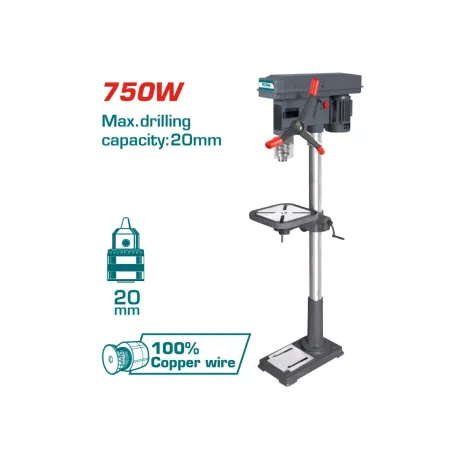 Հորատման հաստոց TOTAL TDP207502 750Վտ