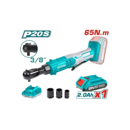 Ճռիկ մարտկոցային TOTAL TDRLI206015 20Վ 65Նմ