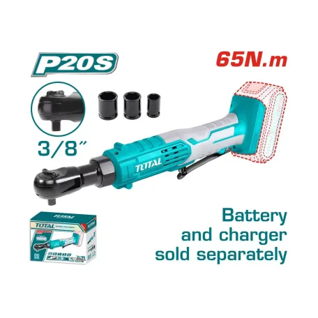 Ճռիկ մարտկոցային TOTAL TDRLI2060151 20Վ 65Նմ