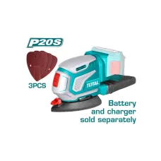 Հղկող մեքենա եռանկյուն մարտկոցային 20Վ TOTAL TDSLI2051