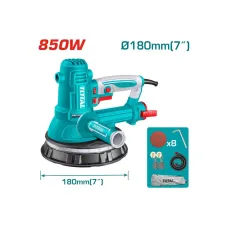 Հղկող մեքենա գիպսաստվարաթղթի 850Վտ TOTAL TDWS10508