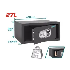 էլեկտրոնային սեյֆ TOTAL TESF3501 27լ 430x200x350մմ