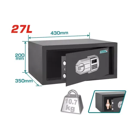 էլեկտրոնային սեյֆ TOTAL TESF3501 27լ 430x200x350մմ