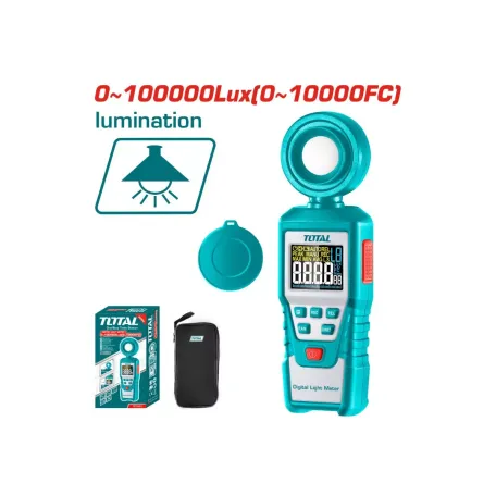Թվային լուսային լյուքսմետր TOTAL TETLU01 Թվային լուսային լյուքսմետր TOTAL TETLU01