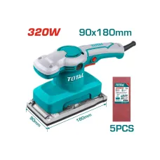 Հղկող մեքենա ժապավենային TOTAL TF1301826 320Վտ 90×180մմ