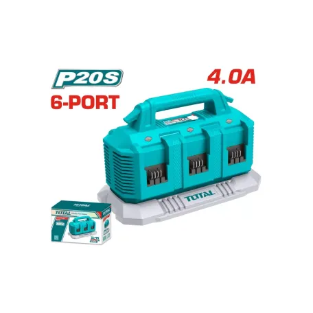 Լիցքավորիչ 20ՎՏ  4Ա 6 մարտկոցի համար TOTAL TFCLI2064