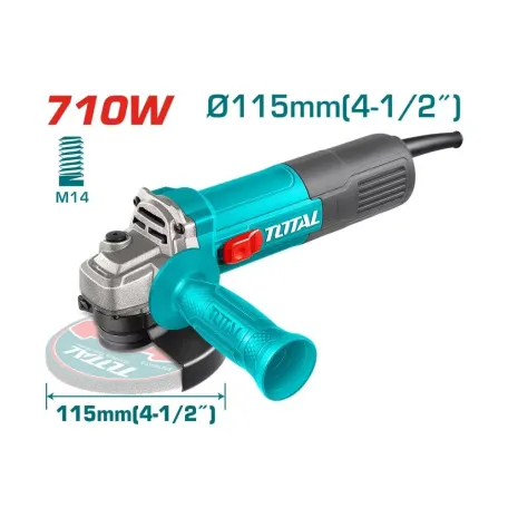 ԱՀՄ TOTAL TG10711576 710Վտ 115մմ ԱՀՄ TOTAL TG10711576 710Վտ 115մմ