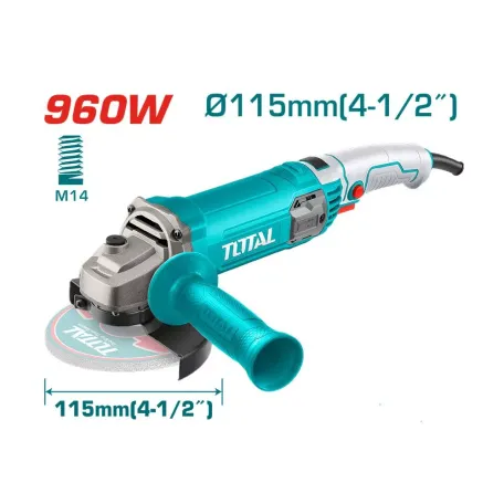 ԱՀՄ TOTAL TG10911576 960 Վտ 115մմ ԱՀՄ TOTAL TG10911576 960 Վտ 115մմ