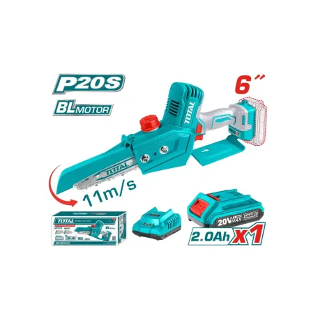 Մինի շղթայավոր սղոց մարտկոցային 20Վ 150մմ TOTAL TGSLI20685 Մինի շղթայավոր սղոց մարտկոցային 20Վ 150մմ TOTAL TGSLI20685