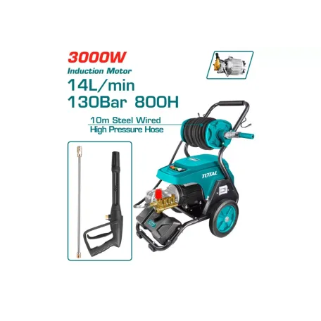Բարձր ճնշման լվացող սարք կոմերցիոն օգտագործման 3000Վտ TOTAL TGT11276 Բարձր ճնշման լվացող սարք կոմերցիոն օգտագործման 3000Վտ TOTAL TGT11276