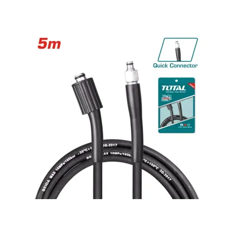 Ջրի խողովակ բարձր ճնշման լվացող սարքի 5մ TOTAL TGTHPH526 Ջրի խողովակ բարձր ճնշման լվացող սարքի 5մ TOTAL TGTHPH526