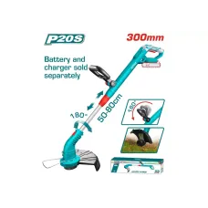 Խոտհնձիչ մարտկոցային 20Վ 300մմ TOTAL TGTLI20018 Խոտհնձիչ մարտկոցային 20Վ 300մմ TOTAL TGTLI20018