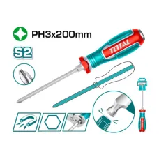 Խաչաձև պտուտակահան թափանցող PH3x200մմ TOTAL TGTPH3200