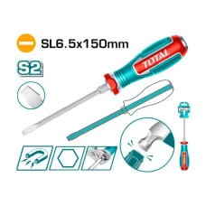 Տափակ պտուտակահան թափանցող SL6.5x150մմ TOTAL TGTSL6150