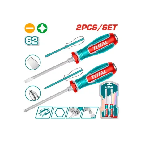 Հարվածային պտուտակահանների հավաքածու 2 հատ TOTAL TGTST0206