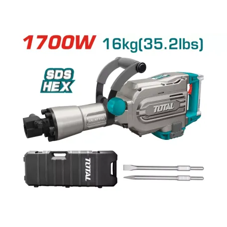 Հարվածային մուրճ TOTAL TH215456 1700Վտ 45Ջ Հարվածային մուրճ TOTAL TH215456 1700Վտ 45Ջ