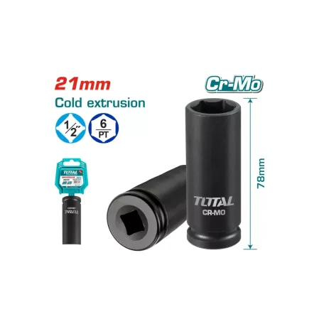 Գլխիկ երկար 21մմ 1/2 TOTAL THDIS12211L