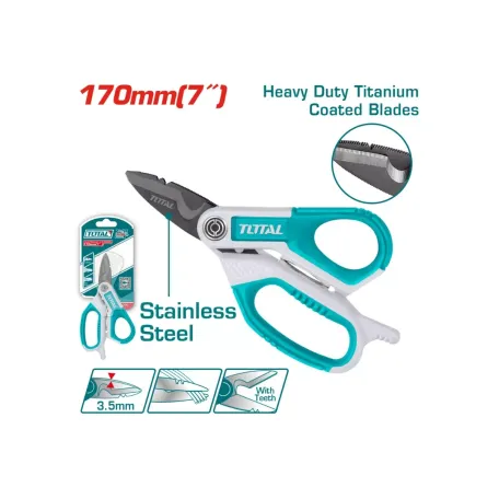 Մալուխ մաքրող-կտրող մկրատ 170մմ TOTAL THES051708