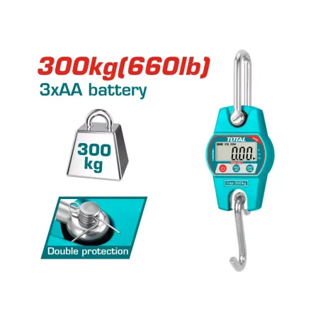 Կշեռք մարտկոցներով TOTAL THESA63001 300 կգ Կշեռք մարտկոցներով TOTAL THESA63001 300 կգ