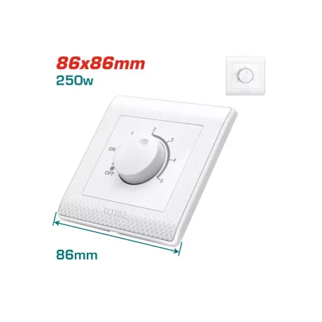 Առաստաղի օդափոխիչի կարգավորիչ TOTAL THESFC02501 250Վտ