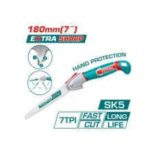 Ձեռքի սղոց ծալովի 180մմ TOTAL THFSW1808