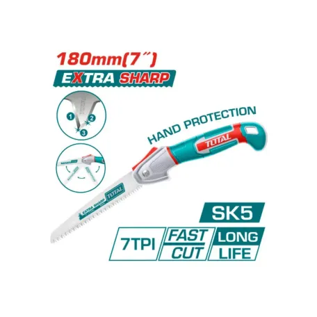 Ձեռքի սղոց ծալովի 180մմ TOTAL THFSW1808