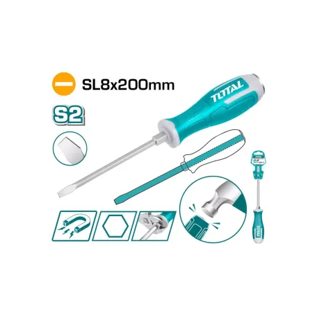 Հարվածային պտուտակահան TOTAL THGS82006 Հարվածային պտուտակահան TOTAL THGS82006