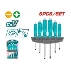 Հարվածային պտուտակահանների հավաքածու 6 կտոր TOTAL THGSS35061