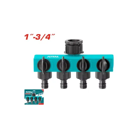 Խողովակի կոնեկտոր քառագլուխ TOTAL THHC604101