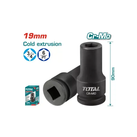 Հարվածային գլխիկ 19մմ 3/4'' TOTAL THHISD3419L