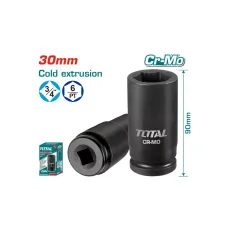 Հարվածային գլխիկ 30մմ 3/4'' TOTAL THHISD3430L Հարվածային գլխիկ 30մմ 3/4'' TOTAL THHISD3430L