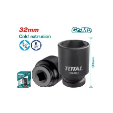 Հարվածային գլխիկ 32մմ 3/4'' TOTAL THHISD3432L Հարվածային գլխիկ 32մմ 3/4'' TOTAL THHISD3432L