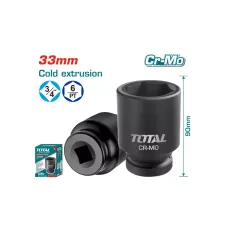 Հարվածային գլխիկ 33մմ 3/4'' TOTAL THHISD3433L Հարվածային գլխիկ 33մմ 3/4'' TOTAL THHISD3433L