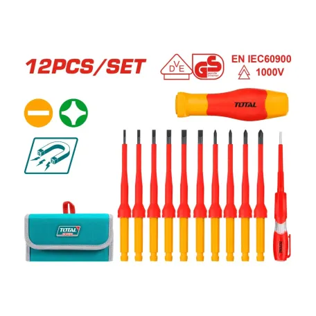 Դիէլեկտրիկի պտուտակահանների հավաքածու TOTAL THKISD1201