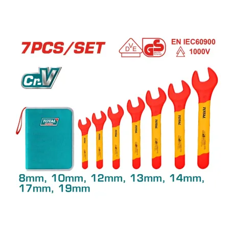 Դիէլեկտրիկ բանալիների հավաքածու  7 կտոր TOTAL THKISPA0701