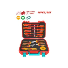 Դիէլեկտրիկ գործիքների հավաքածու TOTAL THKITH1601 16կտոր Դիէլեկտրիկ գործիքների հավաքածու TOTAL THKITH1601 16կտոր