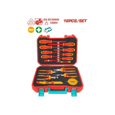 Դիէլեկտրիկ գործիքների հավաքածու TOTAL THKITH1601 16կտոր
