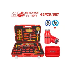 Դիէլեկտրիկ գործիքների հավաքածու TOTAL THKITH4101 41կտոր Դիէլեկտրիկ գործիքների հավաքածու TOTAL THKITH4101 41կտոր