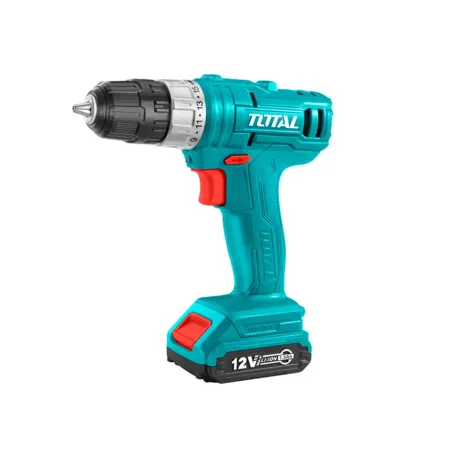 Ձեռքի գործիքների հավաքածու և Պտուտակադարձիչ մարտկոցային (127 միավոր) TOTAL THKTHP11272