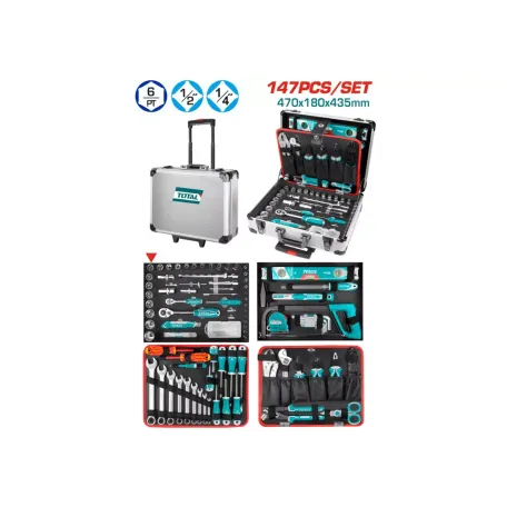 Գործիքների հավաքածու TOTAL THKTHP21476 147կտոր Գործիքների հավաքածու TOTAL THKTHP21476 147կտոր