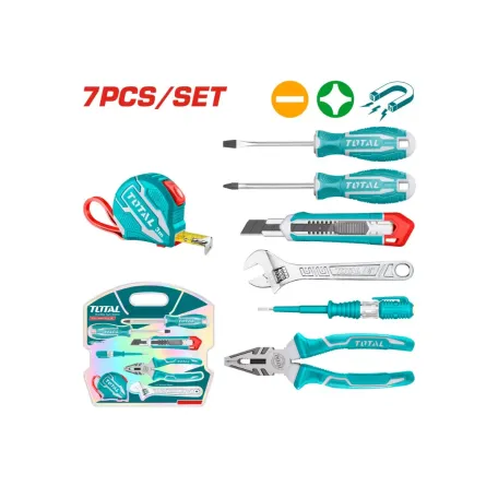 Ձեռքի գործիքների հավաքածու TOTAL THKTHP90076 7կտոր
