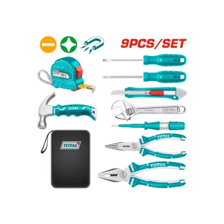 Ձեռքի Գործիքների հավաքածու 9կտոր TOTAL THKTHP90096