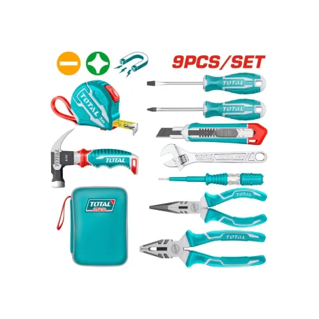 Ձեռքի Գործիքների հավաքածու TOTAL THKTHP90097 9կտոր