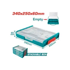 Պլաստիկ տուփ 340*250*60մմ TOTAL THKTV02