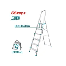 Կենցաղային Սանդուղք 6 քայլ TOTAL THLAD06061 Կենցաղային Սանդուղք 6 քայլ TOTAL THLAD06061