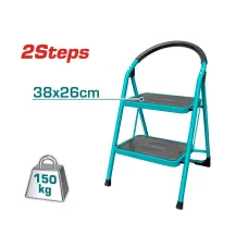 Սանդուղք մետաղյա 2 քայլ TOTAL THLAD09021 Սանդուղք մետաղյա 2 քայլ TOTAL THLAD09021