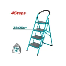 Սանդուղք մետաղյա 4 քայլ TOTAL THLAD09041 Սանդուղք մետաղյա 4 քայլ TOTAL THLAD09041